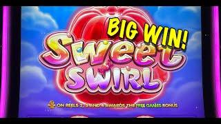 BIG WIN on Sweet Swirl slot high limit
