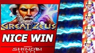 Great Zeus Slot Bonus - Free Spins, Nice Win