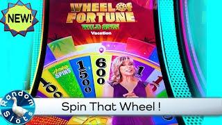 New⋆ Slots ⋆️Wheel of Fortune Wild Spin Vacation Slot Machine Wheel Spin