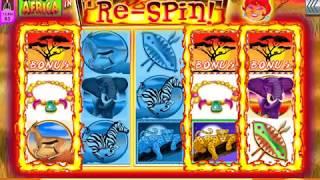 HOT HOT PENNY KING OF AFRICA Video Slot Casino Game with a "BIG WIN" RETRIGGERED BONUS