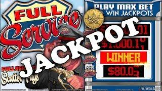HUGE WIN! JACKPOT MAX BET PROGRERSSIVE! FULL SERVICE - Slot Machine Bonus