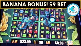 WTF is going on here?⋆ Slots ⋆Jumping Monkey Banana Bonus on $9 bet? ⋆ Slots ⋆Comeback on Buffalo Gold Revolution!