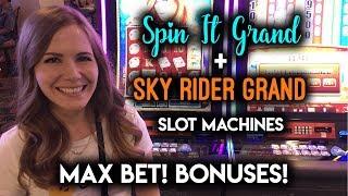 SPIN it Grand Vs SKYRIDER Grand! Max Bet BONUS!