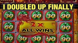 BIG WIN DOUBLE UP ON MIGHTY CASH AT RIVER SPIRIT CASINO! WE PLAYED ALL MIGHTY CASH SLOTS