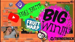 Carambolas!! Big Bet!! Big Win From Fruit Warp!!