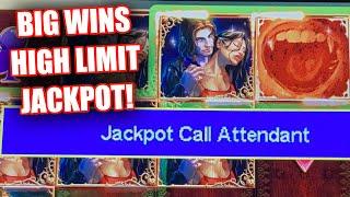 HIGH LIMIT JACKPOT ON VAMPIRES EMBRACE WMS SLOT MACHINE WIN  ⋆ Slots ⋆ HAND PAY