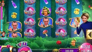 WILLY WONKA: GUMBALLS AND GUMDROPS Video Slot Game with a  FREE SPIN BONUS