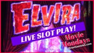 *NEW* Elvira Slot Machine •MOVIE MONDAYS• Live Play at Cosmopolitan, Las Vegas