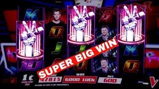 The Voice Slot Machine - HUGE WIN w/$6 Max Bet | The Voice Slot Machine SUPER BIG WIN | Live Slot
