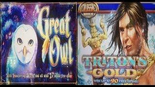 New Games: WMS Gaming - Great Owl&Triton's Gold