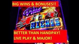 WILD FIRE RICHES ON FIRE!!!! BETTER THAN A HANDPAY!!! SLOT & POKIES!!!