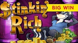 Stinkin Rich Slot - $50 PER SPIN BONUS - LESS LINES!