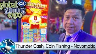 Thunder Cash, Coin Fishing Slot Machine by Novomatic at #G2E2022