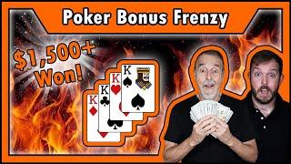 $1,500+ WON on Video Poker! And You HAVE TO See This Bonus • The Jackpot Gents