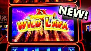 I FOUND 2X WILD LAVA AT ELLIS ISLAND CASINO!!! * - New Las Vegas Slot Machine Bonus