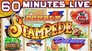 60 MINUTES LIVE ⋆ Slots ⋆ DOUBLE STAMPEDE DELUXE ⋆ Slots ⋆ FIRST 60 MINUTES LIVE OF 2022! HAPPY NEW YEAR!