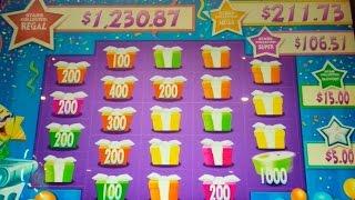 Jackpot Party Progressive Deluxe Slot Machine *LIVE PLAY* Bonus!