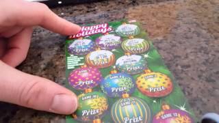 $500,000 HAPPY HOLIDAYS $10 SCRATCH OFF FROM ILLINOIS LOTTERY, GET $25 FREE NOW !