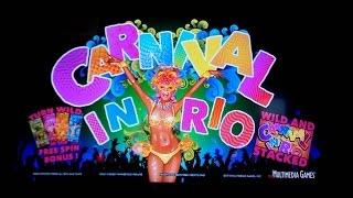 Multimedia Games - Carnival in Rio : Free Spin Bonus on a $1.50 bet