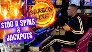 $100 A Spins & JACKPOTS On Dragon Cash Slot | Winning Money At Casino | SE-4 | EP-2