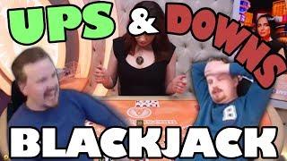 Live Blackjack - UPS AND DOWNS