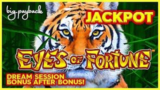 JACKPOT HANDPAY & DREAM SESSION! Lightning Link Eyes of Fortune Slot - BONUS AFTER BONUS!