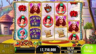 THE WIZARD OF OZ DOROTHY & TOTO Video Slot Casino Game with an EPIC WIN FREE SPIN BONUS