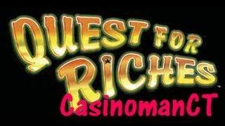 Quest For Riches Nice Win! - Konami Slot Machine Bonus