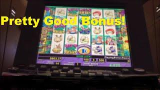 Stinkin Rich Free Game Bonus plus $25 per spin action