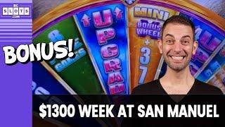 • STRONG First Day BONUS • $1300 @ San Manuel Casino • BCSlots (S. 14 • Ep. 1)