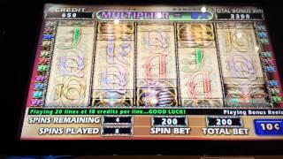 Cleopatra II Slot 12 Spin Bonus Hand Pay $20 Cleo2