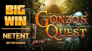 Big win in the game slot Gonzos Quest | NetEnt