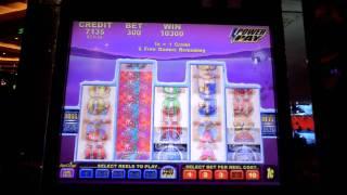 Arctic Dreaming slot machine bonus win at Parx Casino