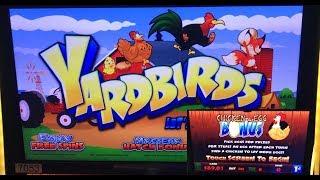 Yardbirds and Yardbirds 2 Foxy’s Revenge slots! Chicken and Egg bonus