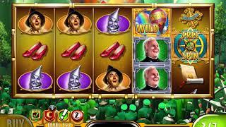 THE WIZARD OF OZ: JOURNEY HOME Video Slot Game with a FREE SPIN BONUS