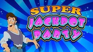 Super Jackpot Party Slot - BIG WIN BONUS, AWESOME!!!