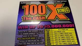 Quick Reveal 5 Matching Numbers Winner New York Lottery 100X The Cash