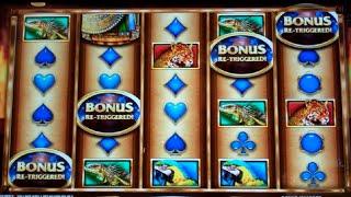 Golden Eagle Slot Machine Bonus + 4 Retriggers - 36 Free Games Win with Expanding Wilds