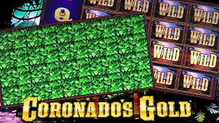 CORONADO'S GOLD SLOT MACHINE BONUS: ADDING+REVEALING SYMBOLS BONUS WIN