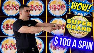 $100 A Spin Super GRAND JACKPOT On Dollar Storm Slot | Las Vegas Jackpot Winners | SE-4 | EP-9