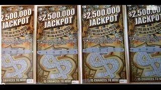 Four $10 Lottery Tickets - $2,500,000 Jackpot