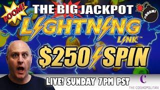 • First Ever $250 Live Massive Pull Lighting Link • • TheBigJackpot