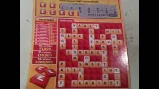 250 MILLION Cash SPECTACULAR Scratchcard and CASH WORD Card