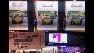 Lucky Winner Part 1 - Double STRIKE $1 Slot Machine, アカフジ, カルフォルニア カジノ, 赤富士スロット, 女子ギャンブラー, 勝負師