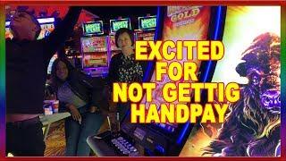 ** THE GUY WAS SUPER EXCITED FOR NOT GETTING A JACKPOT HANDPAY ** SLOT LOVER **