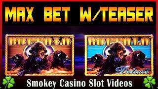 Buffalo Slot Machine Bonus Win Includes Huge Teaser - Max Bet