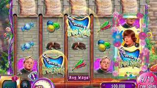 WILLY WONKA: OOMPA LOOMPAS Video Slot Casino Game with a "BIG WIN" RETRIGGERED FREE SPIN BONUS