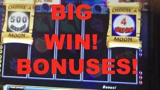 Big Win!!! LIVE PLAY on Wolverton Slot Machine with Bonuses!