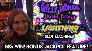 WOW! Another Lightning Link • Moon Race • BIG WIN! Dream Factory • Bonuses • and Jackpot Features!