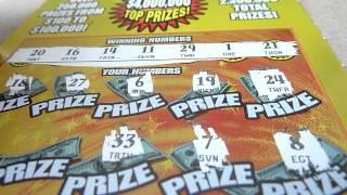 $100 Million Money Mania Scratchcard from Illinois Instant Lottery Tickets